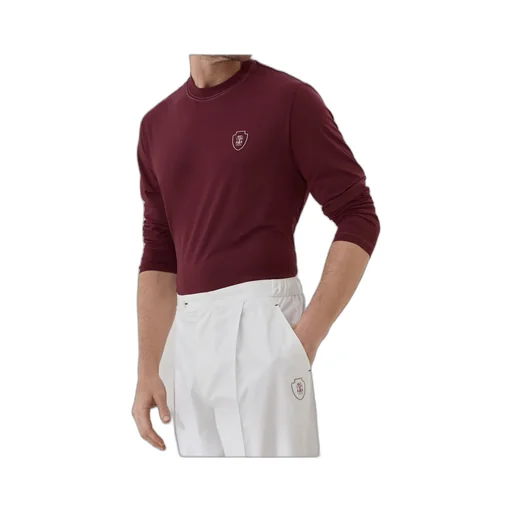 Comfort Nylon Long Sleeve T-Shirt With Logo