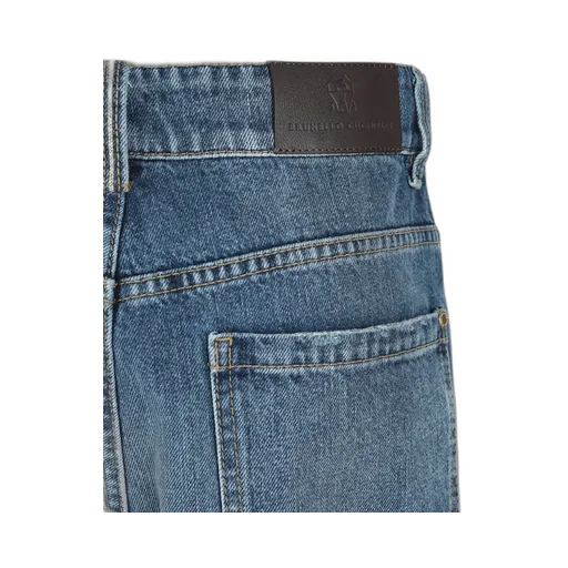 Belt Loop Denim Trousers
