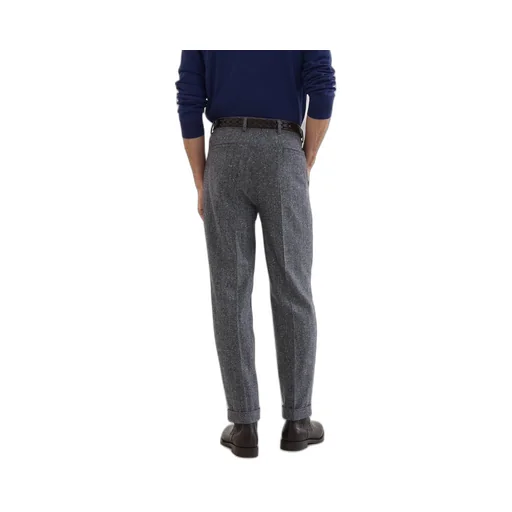 Pleated Tapered Trousers