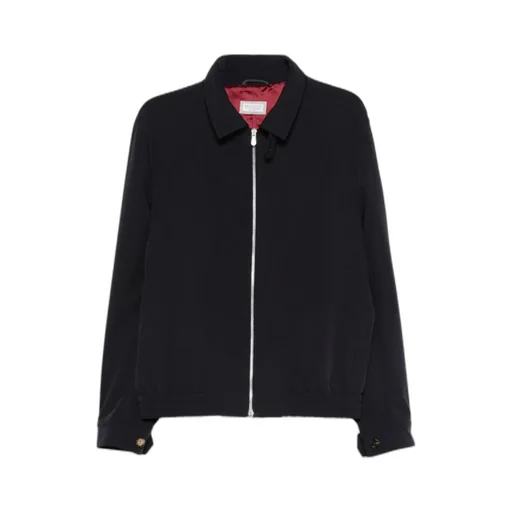 Zip-Fastening Elasticated-Hem Bomber Jacket