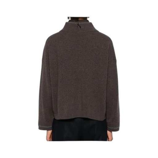 Ribbed High-Neck Jumper