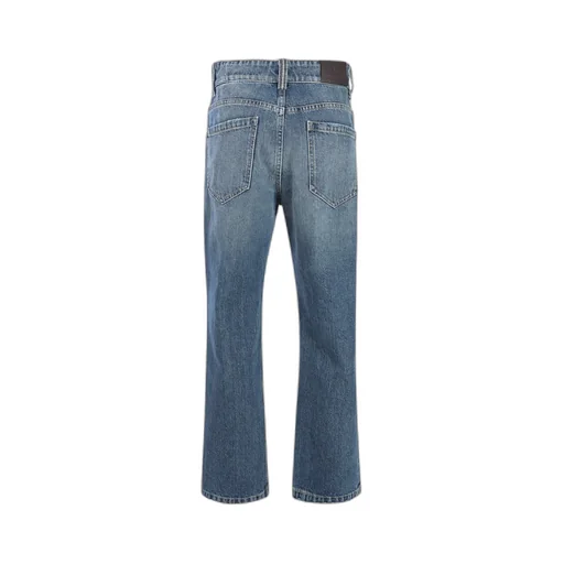 Belt Loop Denim Trousers