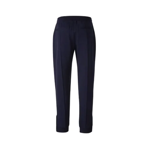Zip-Detail Cotton Trousers