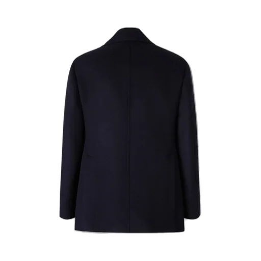 Double-Breasted Straight Hem Coat