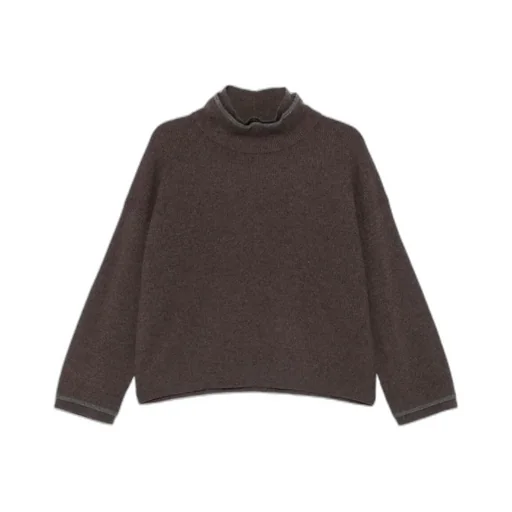 Ribbed High-Neck Jumper