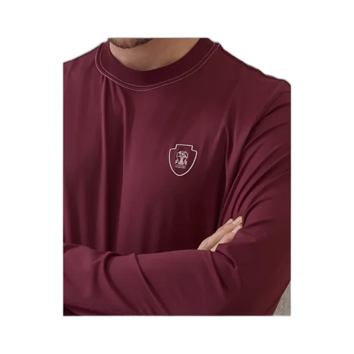 Comfort Nylon Long Sleeve T-Shirt With Logo