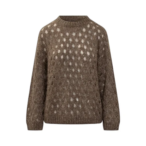 Sequin-Embellished Crew-Neck Sweater