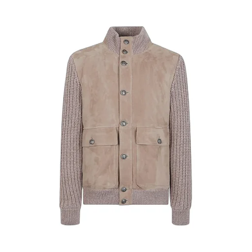 Panelled Bomber Jacket