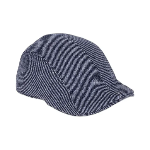 Striped Newsboy Cap