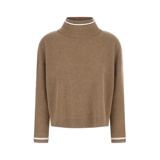 High Neck Knitted Jumper