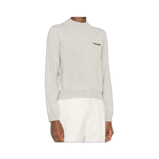 Monili Embellished Knitted Jumper