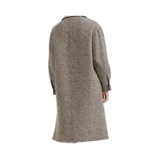 MÉLange Diagonal Monili Embellished Coat