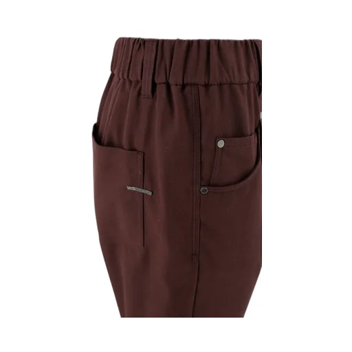 Elasticated-Waist Pocket Trousers