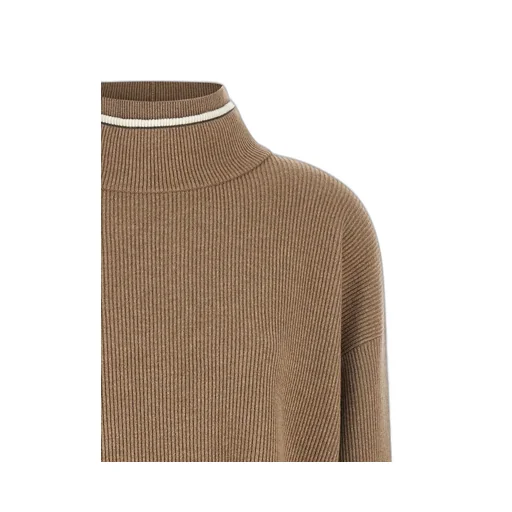 High Neck Knitted Jumper