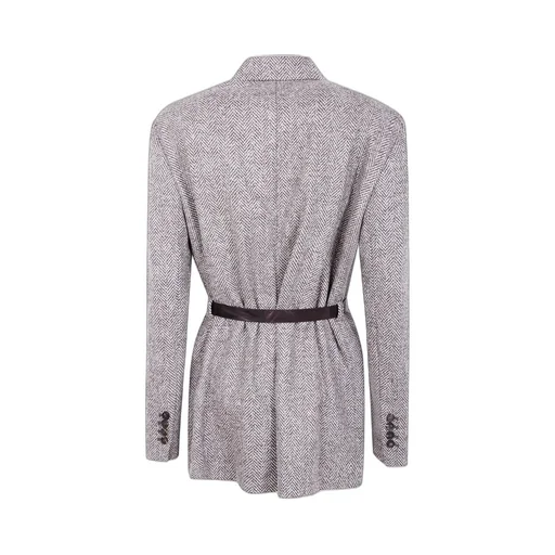 Herringbone Belted Jacket