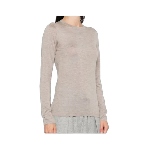 Long-Sleeve Round-Neck Sweater