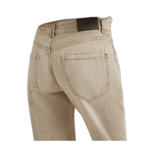 Logo Patch Straight Leg Pants