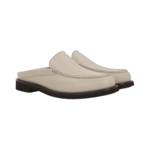 Leather Flat Mules