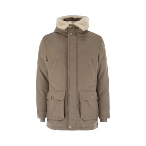 Long-Sleeved Down Jacket