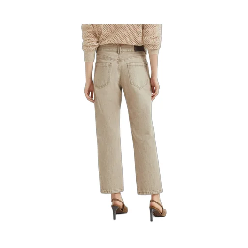 Logo Patch Straight Leg Pants