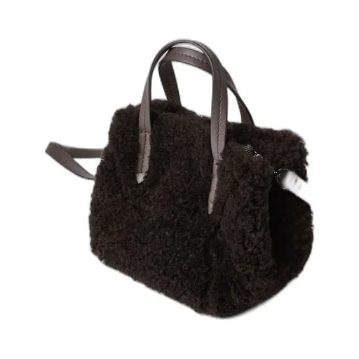 Shearling Tote Bag