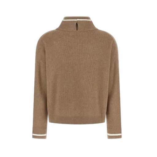 High Neck Knitted Jumper