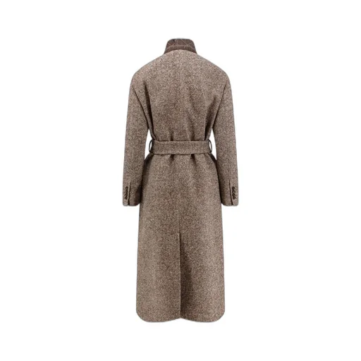 Belted Tweed Coat