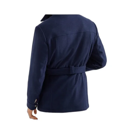 Long-Sleeved Cashmere Coat