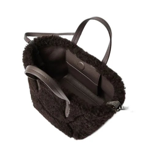 Shearling Tote Bag