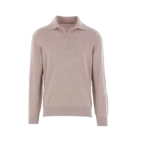 Polo-Neck Knitted Jumper