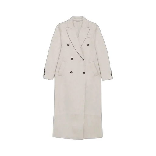 Double-Breasted Cashmere Coat