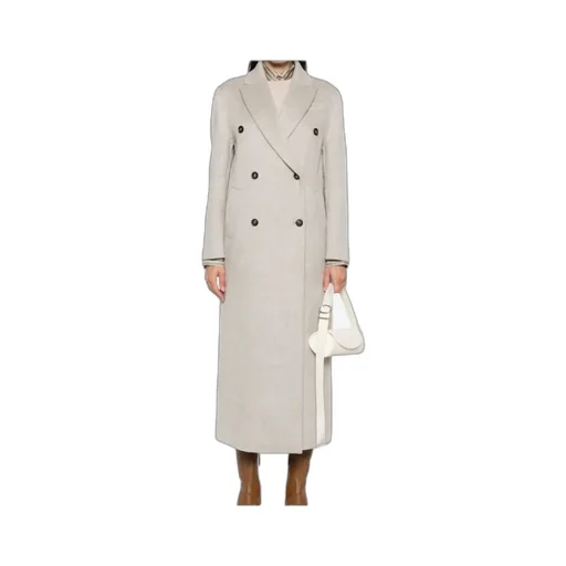 Double-Breasted Cashmere Coat