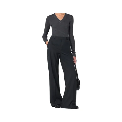 Ribbed V-Neck Sweater