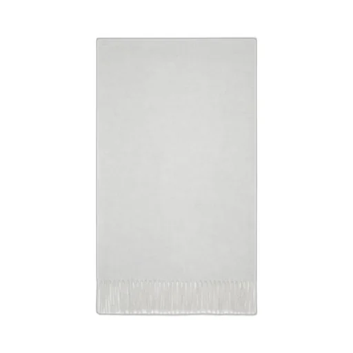 Logo Detailed Fringed Edge Scarf