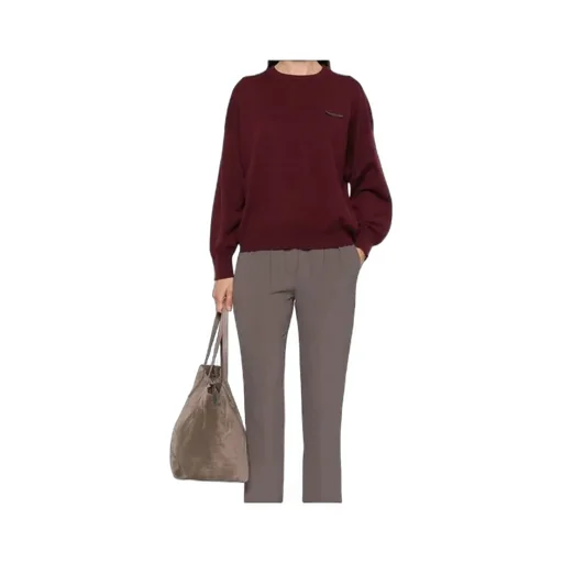 Monile Detailed Cropped Sweater