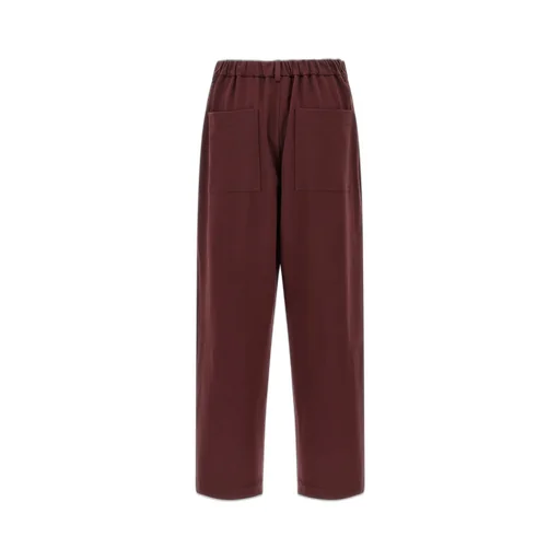 Pleated Cropped Trousers