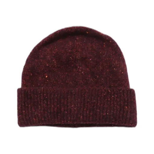 Folded Brim Knitted Beanie
