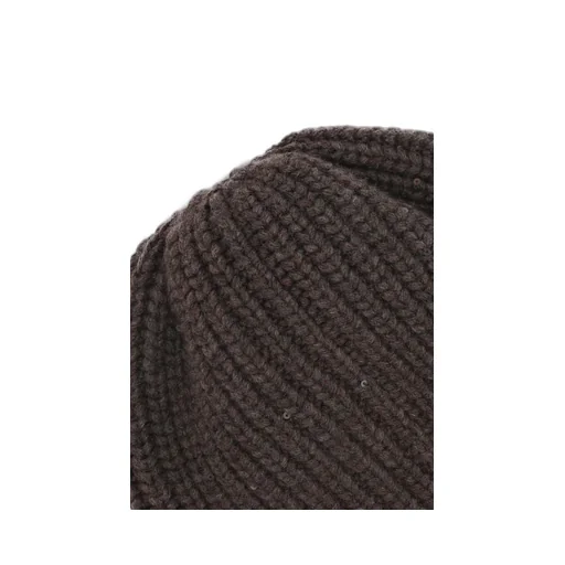 Sequin Embellished Ribbed Beanie