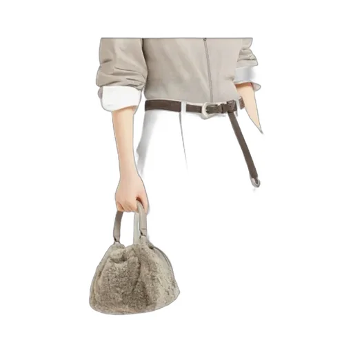 Drawstring Top Handle Bag