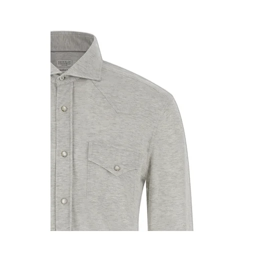 Double-Pocket Cotton Shirt