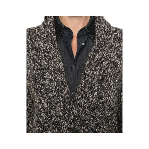 Twist-Detail Cardigan