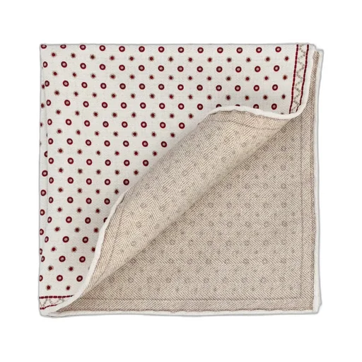 Geometric-Pattern Pocket Square