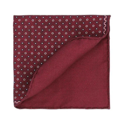 Geometric-Pattern Pocket Square