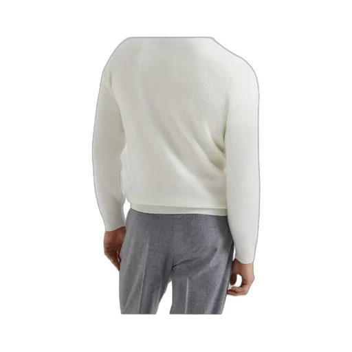 English Rib Knit Twill Spread Collar Polo Shirt