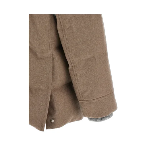 Wool Hooded Quilted Jacket