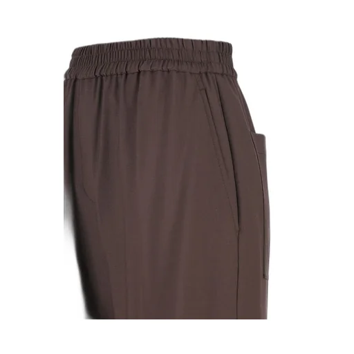 Elasticated-Waist Trousers