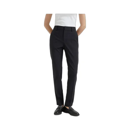 Tapered Wool Trousers