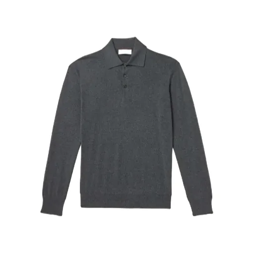 Long-Sleeve Polo Shirt