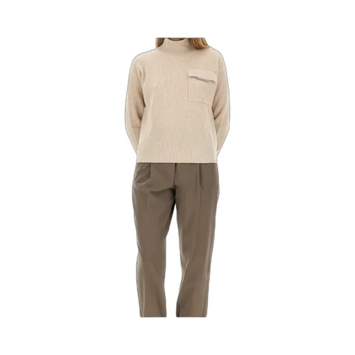 Long-Sleeved Turtleneck Sweater
