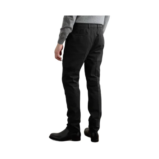 Cotton Straight-Leg Trousers